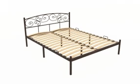 Кровать Лилия Металл, 160х190 мм, Медный антик, Медный антик, 1630