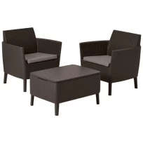 Комплект мебели Salemo balcony set (коричневый)