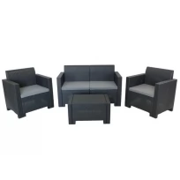 Комплект мебели NEBRASKA 2 Set (диван, 2 кресла и стол), белый